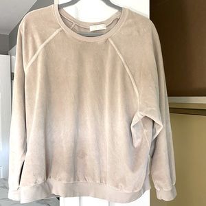 Suzie Kondi velour sweatshirt size small